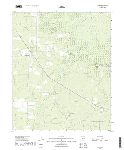 United States Geological Survey Winthrop, AR (2020, 24000-Scale) digital map