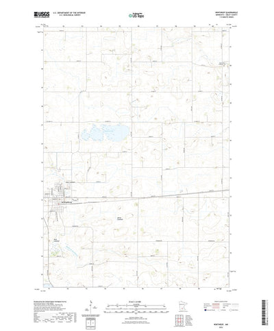United States Geological Survey Winthrop, MN (2022, 24000-Scale) digital map