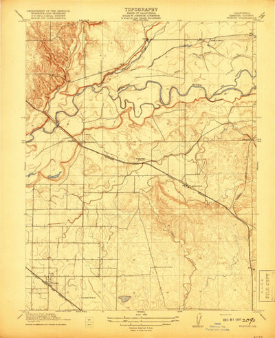 United States Geological Survey Winton, CA (1917, 31680-Scale) digital map
