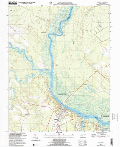 United States Geological Survey Winton, NC (2000, 24000-Scale) digital map