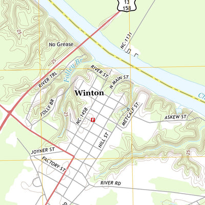 United States Geological Survey Winton, NC (2013, 24000-Scale) digital map