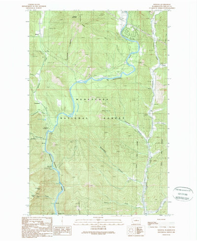 United States Geological Survey Winton, WA (1989, 24000-Scale) digital map