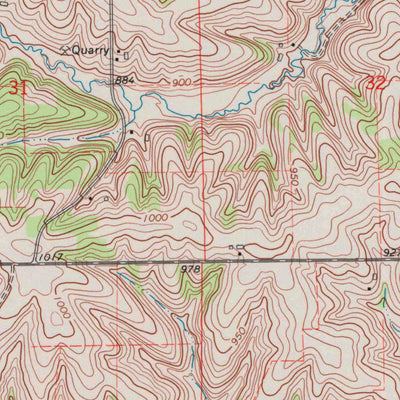 United States Geological Survey Wiota, WI (1962, 24000-Scale) digital map