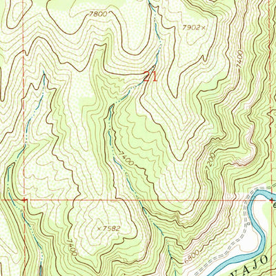 United States Geological Survey Wirt Canyon, NM (1963, 24000-Scale) digital map