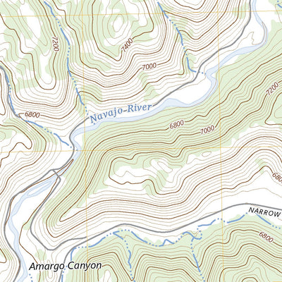 United States Geological Survey Wirt Canyon, NM (2023, 24000-Scale) digital map