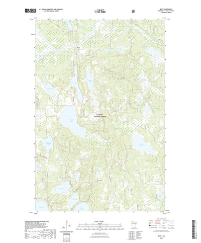 United States Geological Survey Wirt, MN (2022, 24000-Scale) digital map