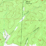 United States Geological Survey Wirth, AR-MO (1968, 24000-Scale) digital map
