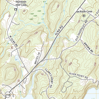 United States Geological Survey Wiscasset, ME (2021, 24000-Scale) digital map