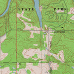 United States Geological Survey Wisconsin Dells South, WI (1975, 24000-Scale) digital map