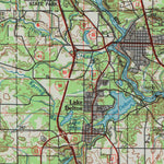 United States Geological Survey Wisconsin Dells, WI (1990, 100000-Scale) digital map