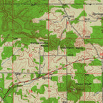 United States Geological Survey Wisconsin Dills, WI (1957, 62500-Scale) digital map