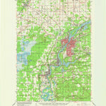 United States Geological Survey Wisconsin Rapids, WI (1967, 62500-Scale) digital map
