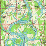 United States Geological Survey Wisconsin Rapids, WI (1967, 62500-Scale) digital map