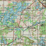 United States Geological Survey Wisconsin Rapids, WI (1985, 100000-Scale) digital map