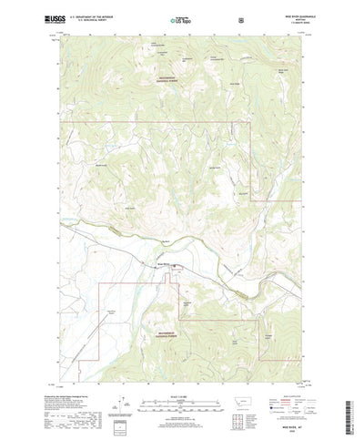 United States Geological Survey Wise River, MT (2020, 24000-Scale) digital map
