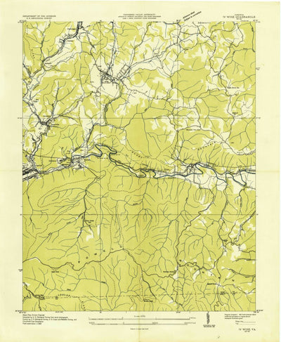 United States Geological Survey Wise, VA (1935, 24000-Scale) digital map