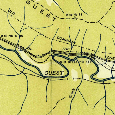 United States Geological Survey Wise, VA (1935, 24000-Scale) digital map