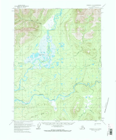 United States Geological Survey Wiseman A-2, AK (1970, 63360-Scale) digital map