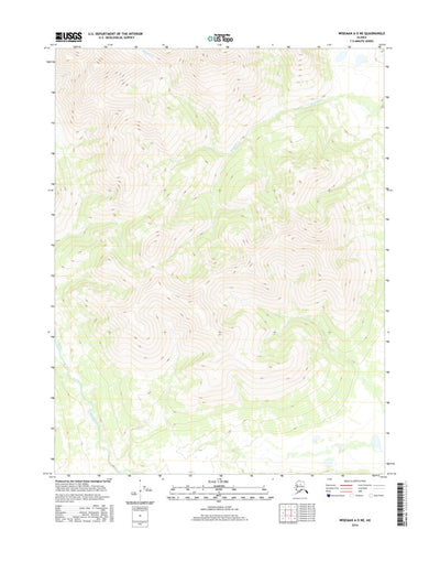 United States Geological Survey Wiseman A-5 NE, AK (2016, 25000-Scale) digital map