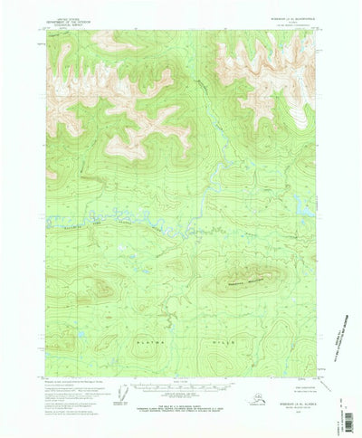 United States Geological Survey Wiseman A-6, AK (1970, 63360-Scale) digital map