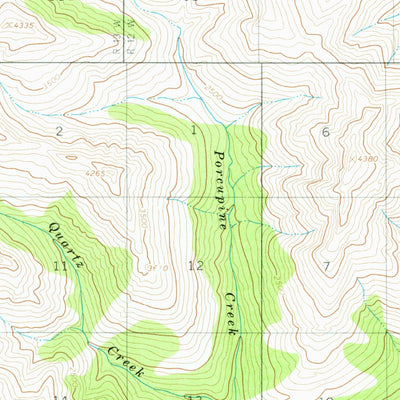 United States Geological Survey Wiseman B-1, AK (1971, 63360-Scale) digital map