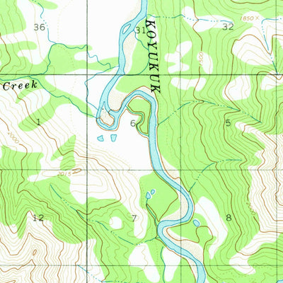 United States Geological Survey Wiseman B-2, AK (1971, 63360-Scale) digital map