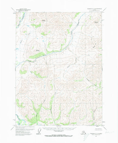 United States Geological Survey Wiseman C-2, AK (1971, 63360-Scale) digital map