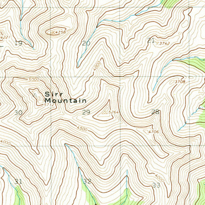 United States Geological Survey Wiseman C-4, AK (1971, 63360-Scale) digital map