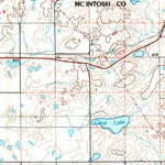 United States Geological Survey Wishek, ND (1986, 100000-Scale) digital map