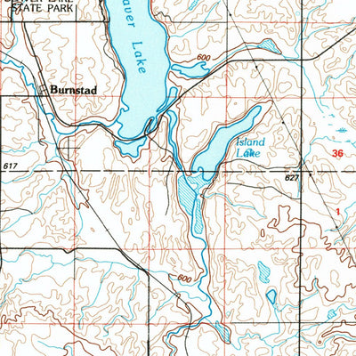 United States Geological Survey Wishek, ND (1986, 100000-Scale) digital map