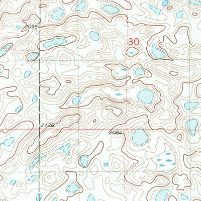 United States Geological Survey Wishek NE, ND (1982, 24000-Scale) digital map