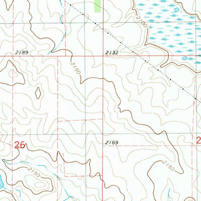 United States Geological Survey Wishek SW, ND (1982, 24000-Scale) digital map