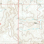 United States Geological Survey Wishek SW, ND (1982, 24000-Scale) digital map