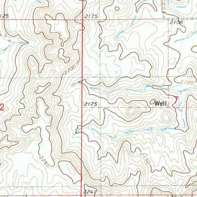 United States Geological Survey Wishek SW, ND (1982, 24000-Scale) digital map