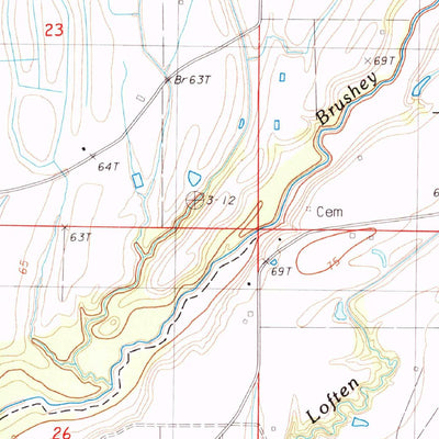 United States Geological Survey Wisner, LA (1983, 24000-Scale) digital map