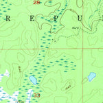 United States Geological Survey Witch Lake NE, MI (1955, 24000-Scale) digital map