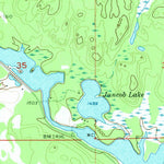 United States Geological Survey Witch Lake NE, MI (1955, 24000-Scale) digital map