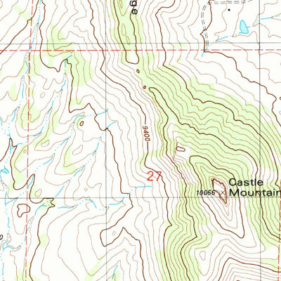 United States Geological Survey Witcher Mountain, CO (1983, 24000-Scale) digital map