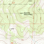 United States Geological Survey Witcher Mountain, CO (1983, 24000-Scale) digital map