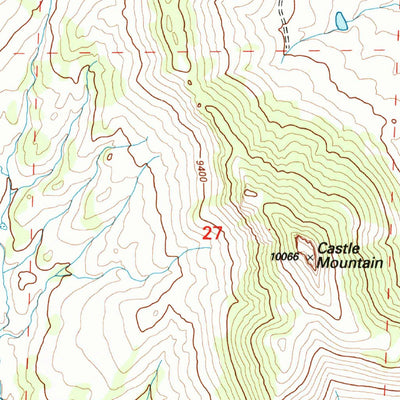 United States Geological Survey Witcher Mountain, CO (1994, 24000-Scale) digital map