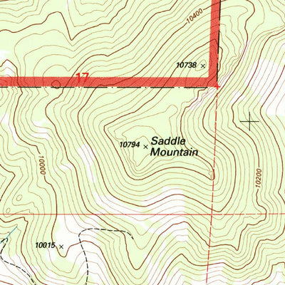 United States Geological Survey Witcher Mountain, CO (1994, 24000-Scale) digital map