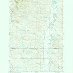 United States Geological Survey Witcher Reservoir, MT (1973, 24000-Scale) digital map