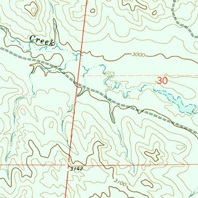 United States Geological Survey Witcher Reservoir, MT (1973, 24000-Scale) digital map