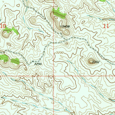 United States Geological Survey Witcher Reservoir, MT (1973, 24000-Scale) digital map