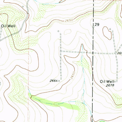 United States Geological Survey Witco, TX (1971, 24000-Scale) digital map