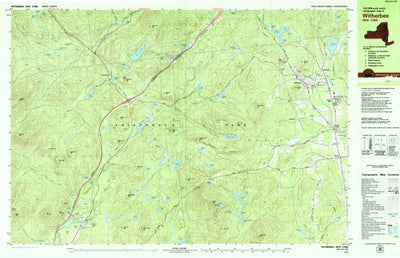 United States Geological Survey Witherbee, NY (1978, 25000-Scale) digital map