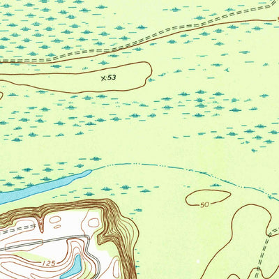 United States Geological Survey Witherspoon Island, SC (1972, 24000-Scale) digital map