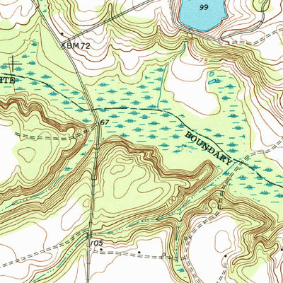United States Geological Survey Witherspoon Island, SC (1972, 24000-Scale) digital map