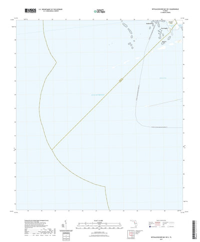 United States Geological Survey Withlacoochee Bay OE S, FL (2021, 24000-Scale) digital map