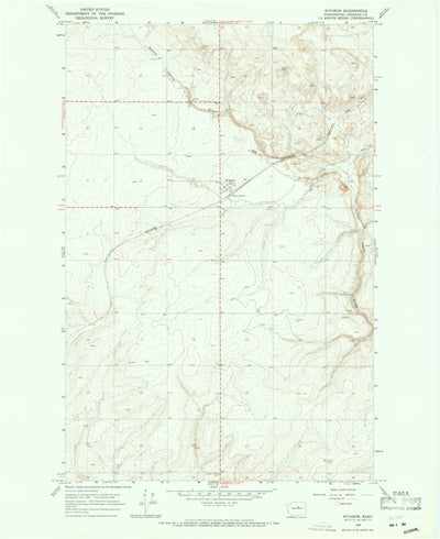United States Geological Survey Withrow, WA (1968, 24000-Scale) digital map